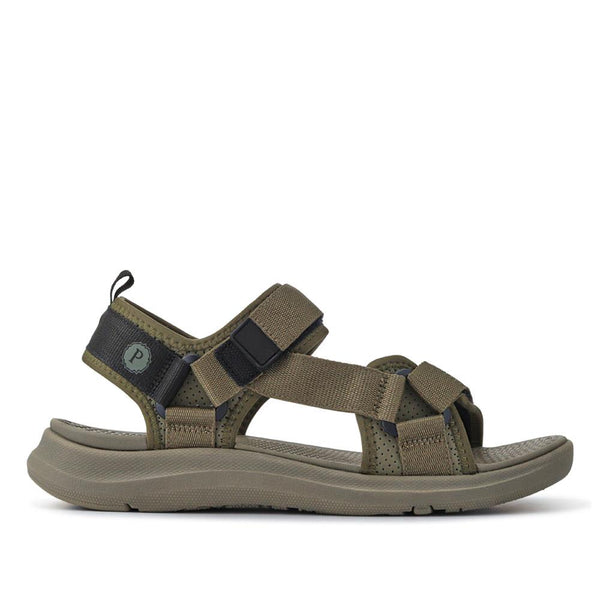 pavers Touch-Fastening Casual Sandals - Khaki