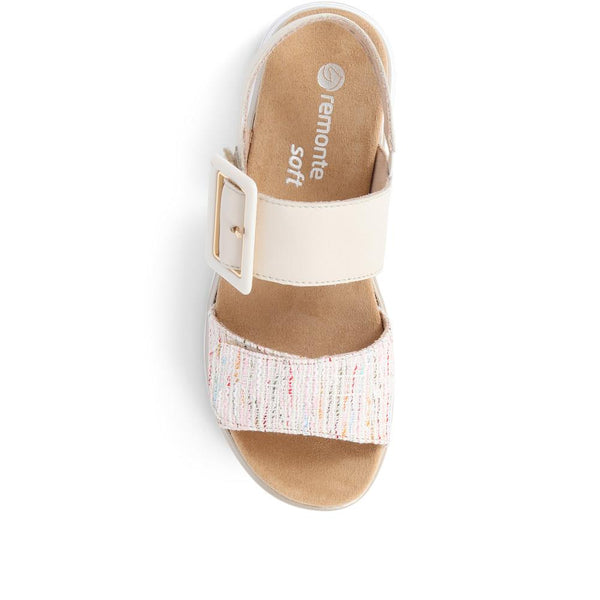 Pavers Touch-Fastening Sandals - Cream