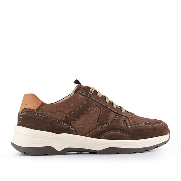 pavers Ultra-Wide Lace-Up Trainers - Brown