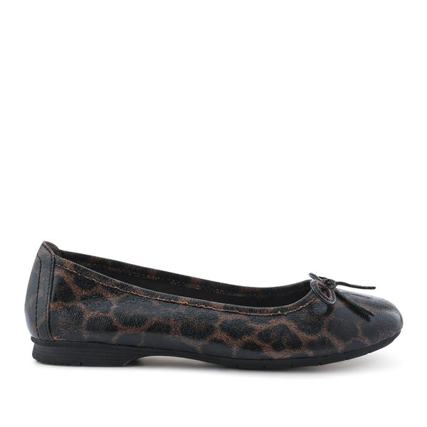 pavers Vegan Bow-Detailed Pumps - DARK LEOPARD