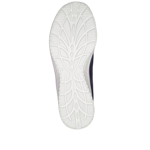 Pavers Virtue - Kind Favor Memory Foam Trainers - Navy