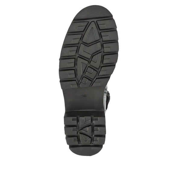 Pavers Warm Dual-Fasten Ankle Boots - Black Croc