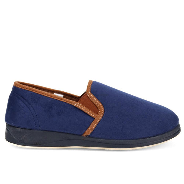pavers Warm Full Slippers - Navy