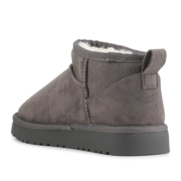 pavers Warm Lightweight Slipper Boots - Grey