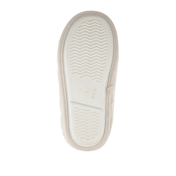 Pavers Warm Lined Fluffy Slippers - Cream