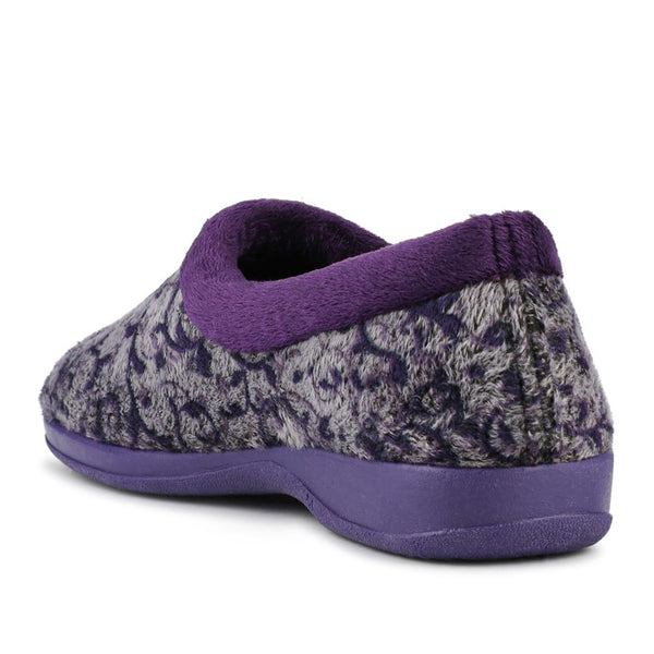 Pavers Warm-Lined Full Slippers - Purple