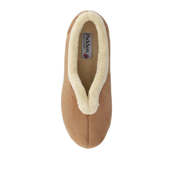 Pavers Warm-Lined Full Slippers - Taupe