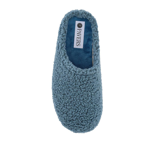 Pavers Warm-Lined Lightweight Slippers - Blue