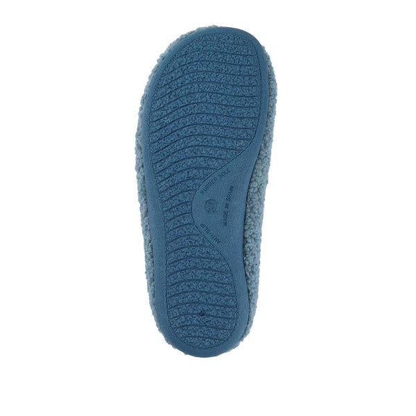 Pavers Warm-Lined Lightweight Slippers - Blue