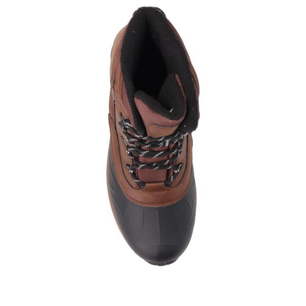 Pavers Warm-Lined Weather Boots - Brown