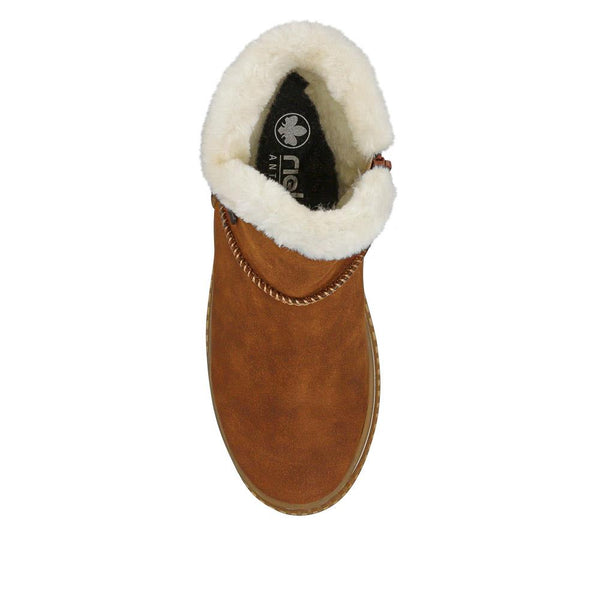 Pavers Warm Slip-On Boots - Tan
