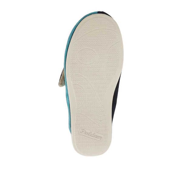 Pavers Warm Touch-Fasten Slippers - Navy