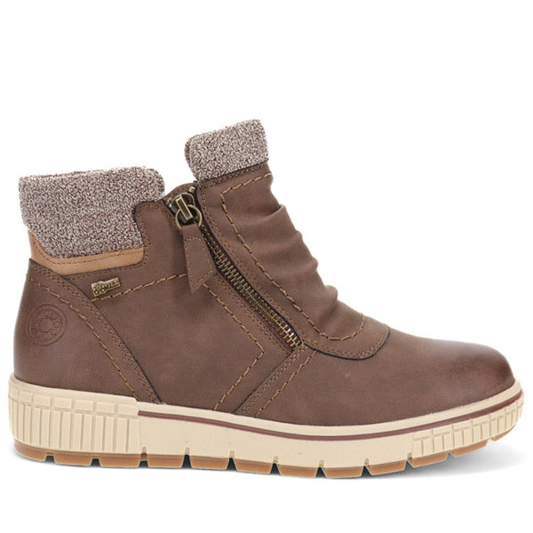 pavers Water-Resistant Ankle Boots - Brown