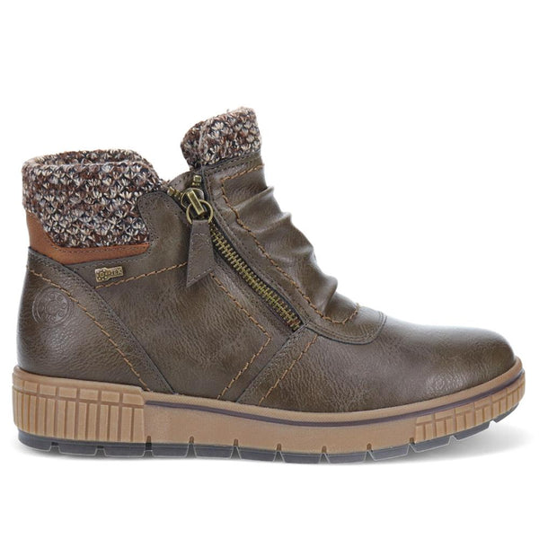 pavers Water-Resistant Ankle Boots - Khaki