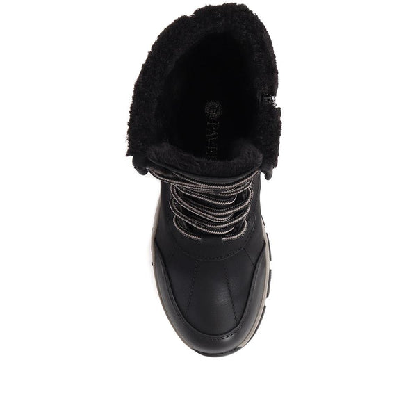 Pavers Water-Resistant Weather Boots - Black