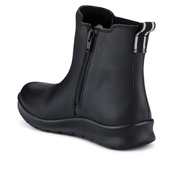 Pavers Waterproof Leather Ankle Boots - Black