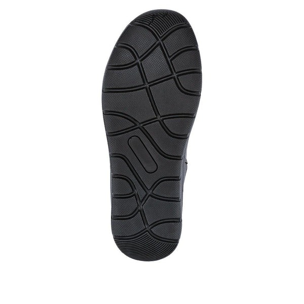 Pavers Waterproof Leather Ankle Boots - Black