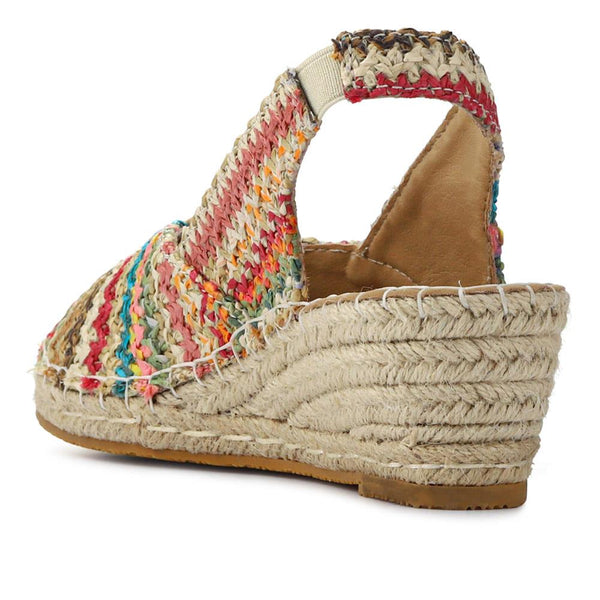 Pavers Wedge-Heeled Espadrilles - Multi