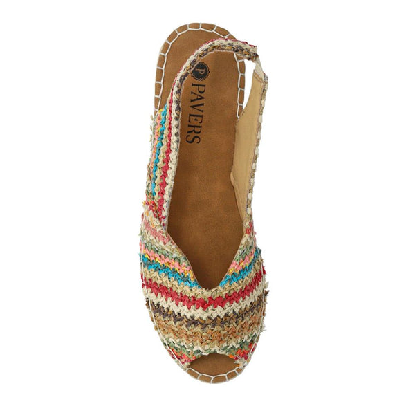 Pavers Wedge-Heeled Espadrilles - Multi