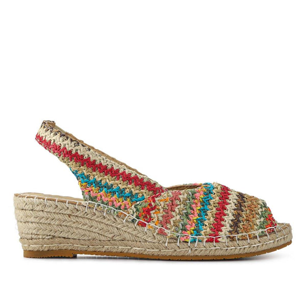 pavers Wedge-Heeled Espadrilles - Multi