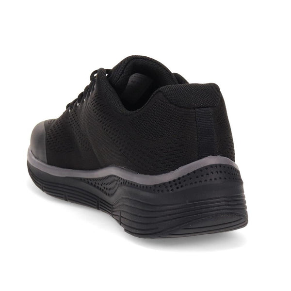 Pavers Wide Fit Breathable Trainers - Black