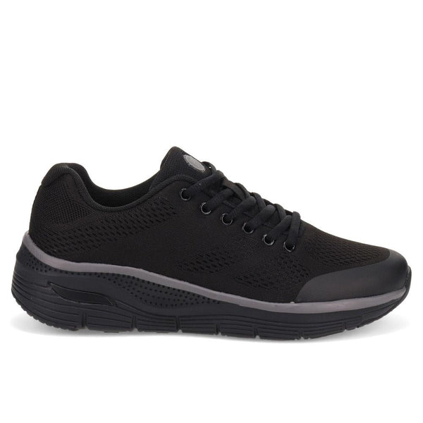 pavers Wide Fit Breathable Trainers - Black