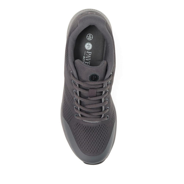 Pavers Wide Fit Breathable Trainers - Charcoal