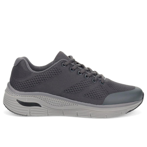 pavers Wide Fit Breathable Trainers - Charcoal