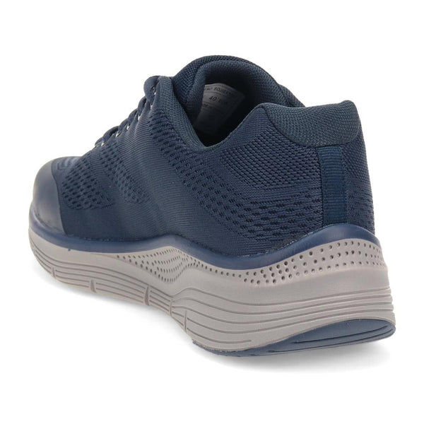 Pavers Wide Fit Breathable Trainers - Navy