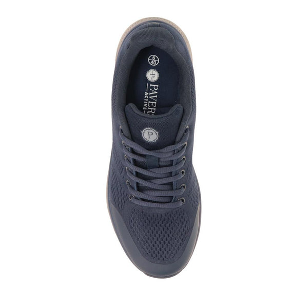 Pavers Wide Fit Breathable Trainers - Navy