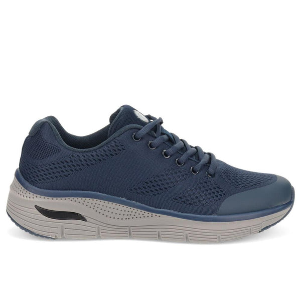 pavers Wide Fit Breathable Trainers - Navy