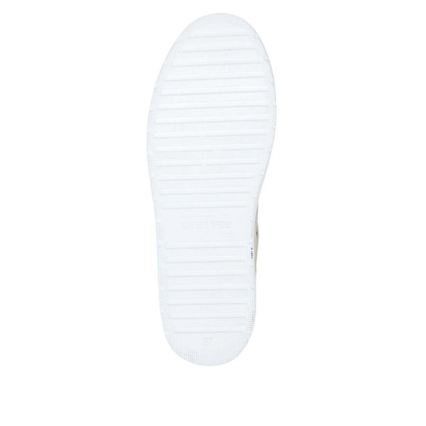 Pavers Wide Fit Chunky Lace-Up Trainers - Beige