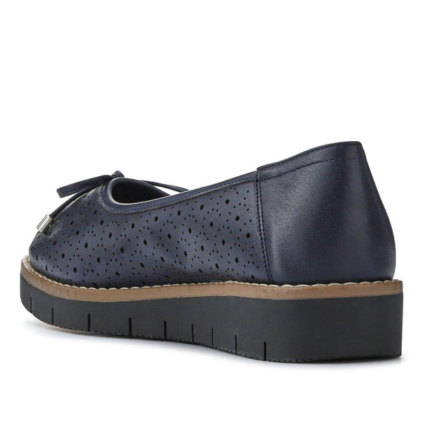 Pavers Wide Fit Cushioned Pumps - Navy