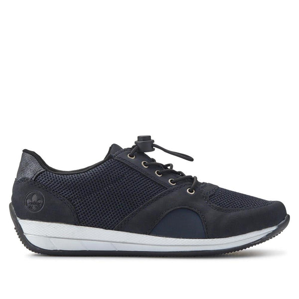 pavers Wide-Fit Cushioning Trainers - Navy