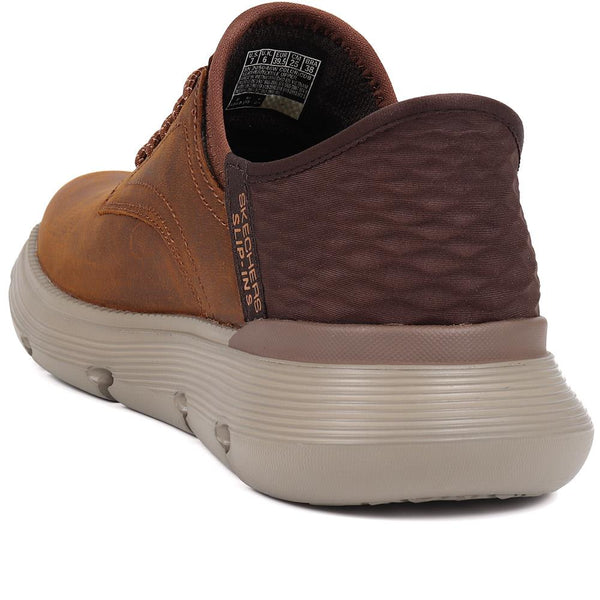 Pavers Wide Fit Garza Gervin Slip-ins - Dark Brown