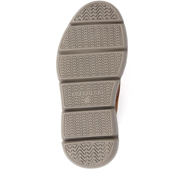 Pavers Wide Fit Garza Gervin Slip-ins - Dark Brown