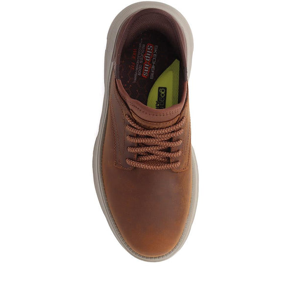 Pavers Wide Fit Garza Gervin Slip-ins - Dark Brown