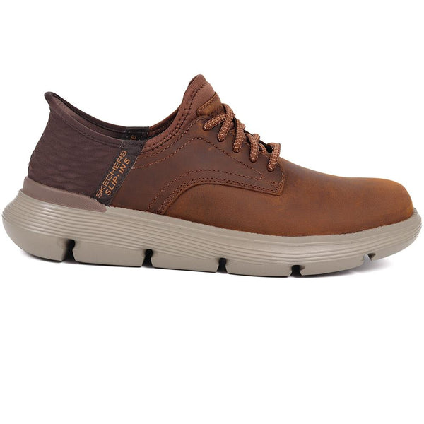 pavers Wide Fit Garza Gervin Slip-ins - Dark Brown
