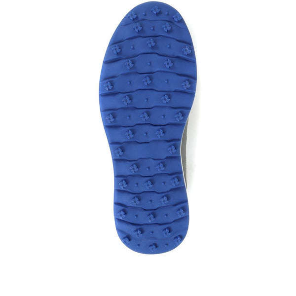 Pavers Wide Fit Lace-Up Golf Trainers - Grey