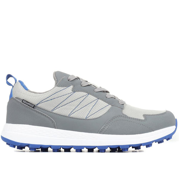 pavers Wide Fit Lace-Up Golf Trainers - Grey