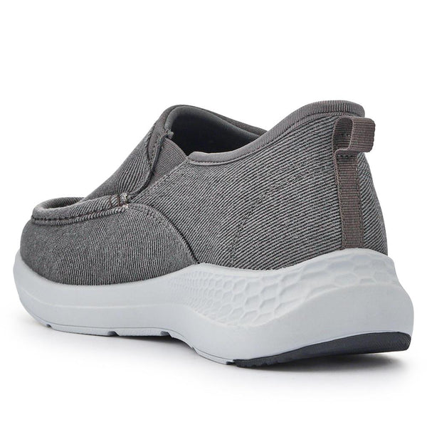 Pavers Wide Fit Laceless Slip-On Trainers - Grey