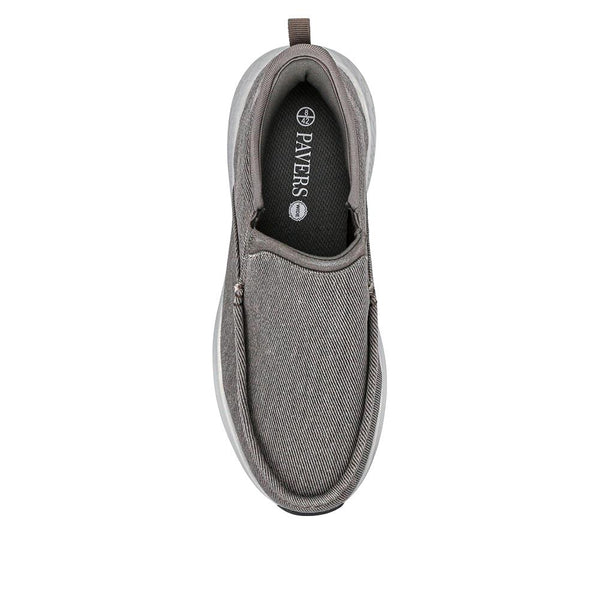 Pavers Wide Fit Laceless Slip-On Trainers - Grey