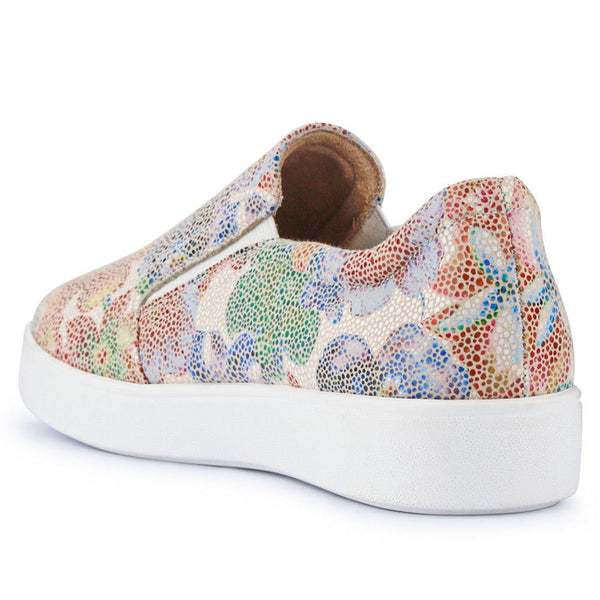 Pavers Wide Fit Ladies' Slip-On Shoes - Floral