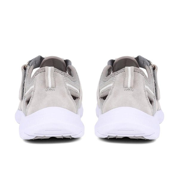 Pavers Wide-Fit Leather Adventure Sandals - Grey