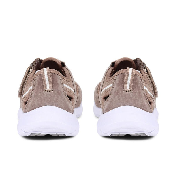 Pavers Wide-Fit Leather Adventure Sandals - Taupe