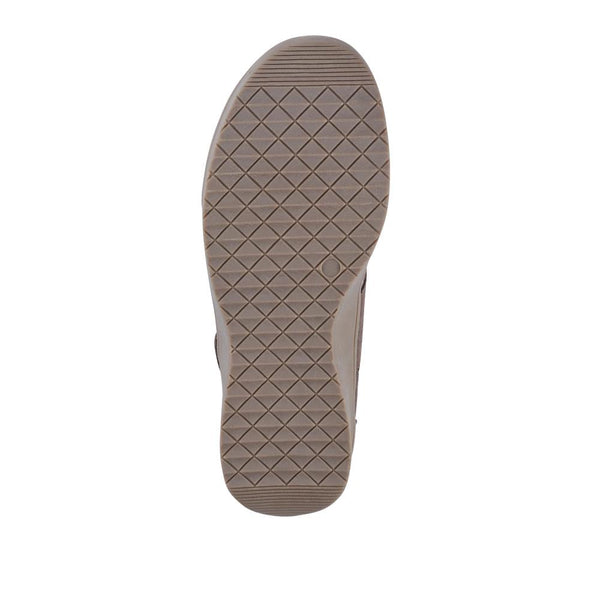 Pavers Wide Fit Leather Mary Janes - Taupe Multi
