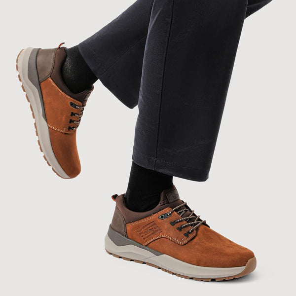 Pavers Wide Fit Leather Slip-On Shoes - Brown