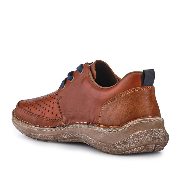 Pavers Wide-Fit Leather Slip-On Shoes - Tan