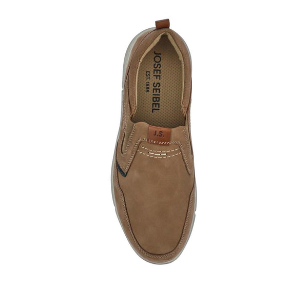 Pavers Wide-Fit Leather Slip-On Shoes - Taupe