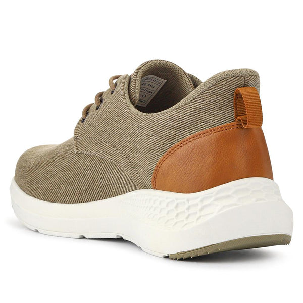 Pavers Wide Fit Lightweight Slip-On Trainers - Beige